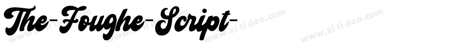 The-Foughe-Script字体转换