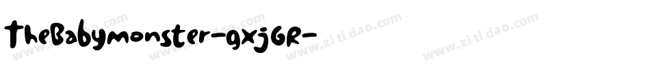 TheBabyMonster-gxjGR字体转换