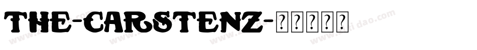 The-Carstenz字体转换