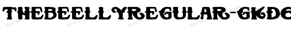 TheBeellyRegular-gKd6字体转换