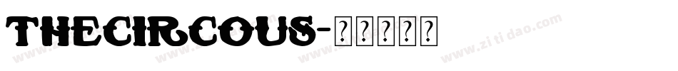 TheCircous字体转换