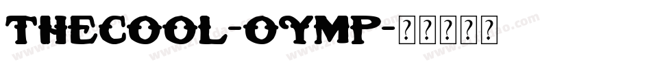 TheCool-OYMP字体转换