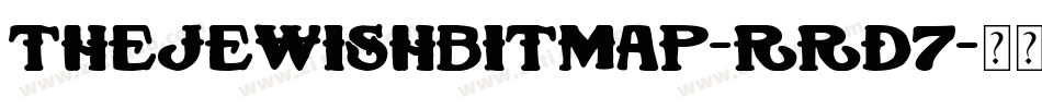 TheJewishBitmap-rRd7字体转换
