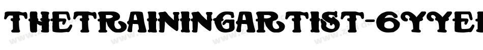 TheTrainingArtist-6YyED字体转换