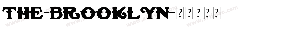 the-brooklyn字体转换