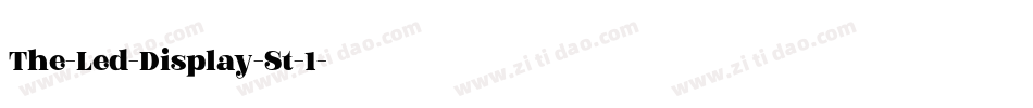 The-Led-Display-St-1字体转换