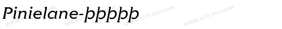 Pinielane字体转换
