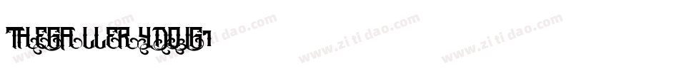 TheGallery-DOJG1字体转换