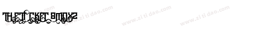 TheTicket-8MOX2字体转换