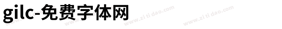 gilc字体转换