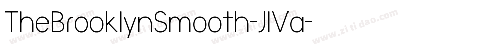 TheBrooklynSmooth-JlVa字体转换