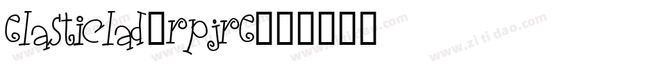 ElasticLad-RpJRE字体转换