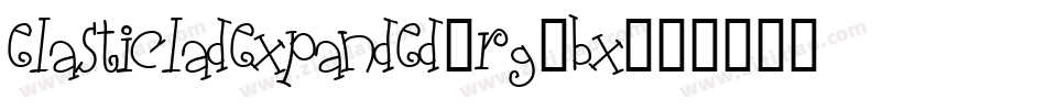 ElasticLadExpanded-rg4Bx字体转换