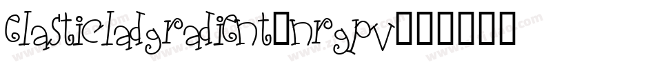 ElasticLadGradient-nRgpV字体转换