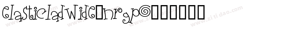 ElasticLadWide-nRgpO字体转换