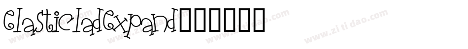 elasticladexpand字体转换