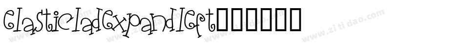 elasticladexpandleft字体转换