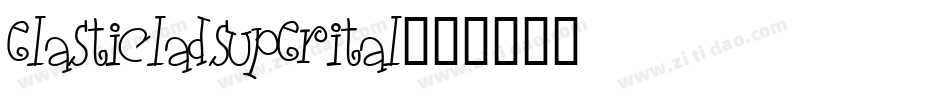elasticladsuperital字体转换