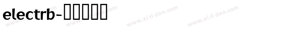 electrb字体转换