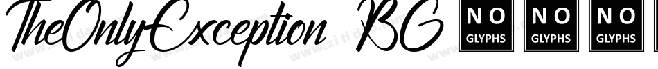 TheOnlyException-38BG字体转换 TheOnlyException-38BG字体转换