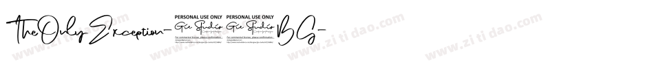 TheOnlyException-38BG字体转换 TheOnlyException-38BG字体转换