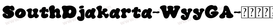 SouthDjakarta-WyyGA字体转换