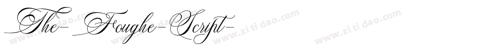 The-Foughe-Script字体转换
