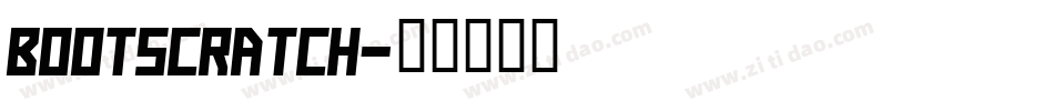 bootscratch字体转换