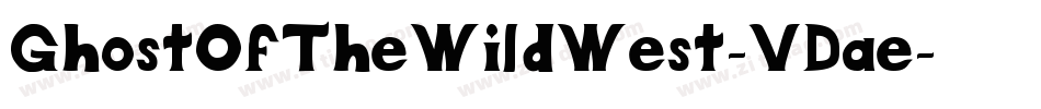 GhostOfTheWildWest-VDae字体转换