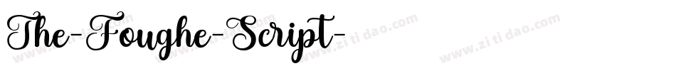 The-Foughe-Script字体转换