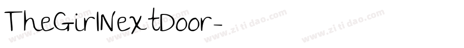 TheGirlNextDoor字体转换