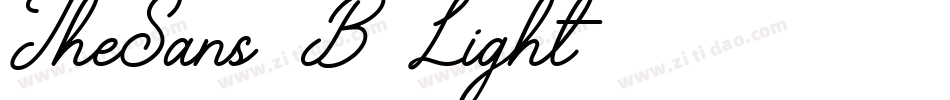 TheSans-B3Light字体转换