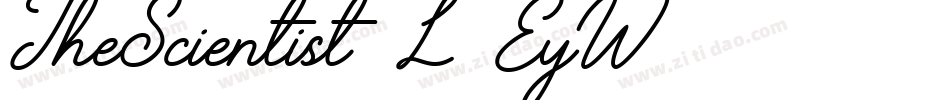 TheScientist-L3EyW字体转换