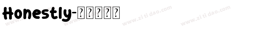 Honestly字体转换