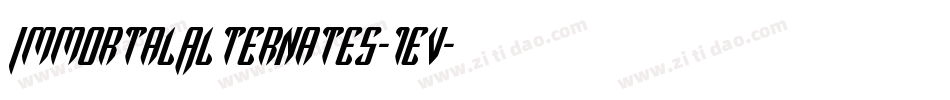 ImmortalAlternates-1ev字体转换