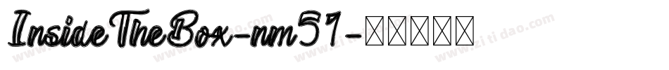 InsideTheBox-nm51字体转换