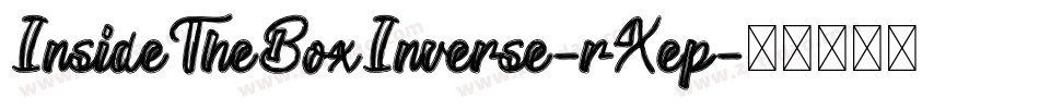 InsideTheBoxInverse-rXep字体转换