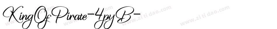 KingOfPirate-4pyB字体转换 KingOfPirate-4pyB字体转换