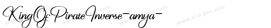 KingOfPirateInverse-amya字体转换