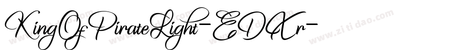 KingOfPirateLight-EDXr字体转换