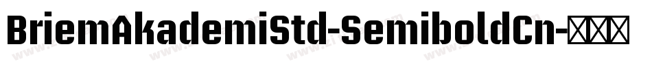 BriemAkademiStd-SemiboldCn字体转换 BriemAkademiStd-SemiboldCn字体转换