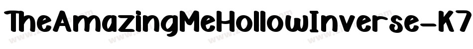 TheAmazingMeHollowInverse-K7ddD字体转换 TheAmazingMeHollowInverse-K7ddD字体转换