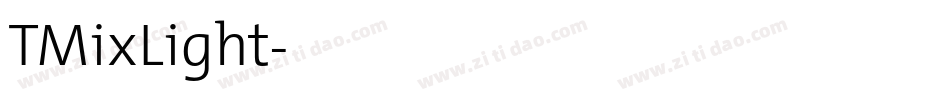 TMixLight字体转换