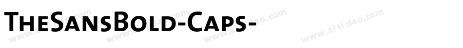 TheSansBold-Caps字体转换