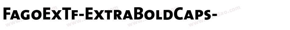 FagoExTf-ExtraBoldCaps字体转换