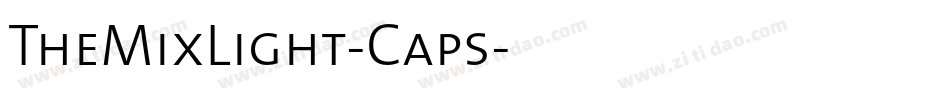 TheMixLight-Caps字体转换