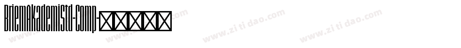 BriemAkademiStd-Comp字体转换