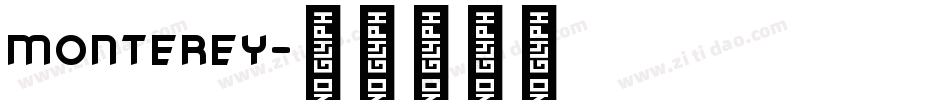 monterey字体转换