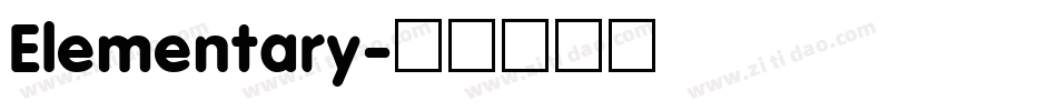 Elementary字体转换