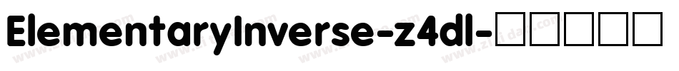 ElementaryInverse-z4dl字体转换